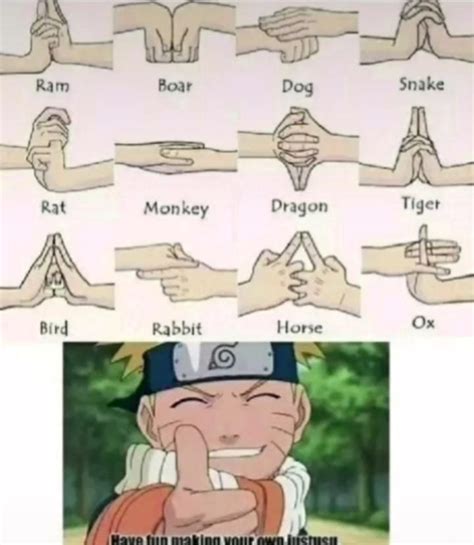 hand sign naruto|naruto hand signs byakugan.